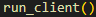 Run Client